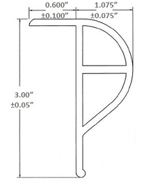 Light Duty Two Channel Dock Bumpers