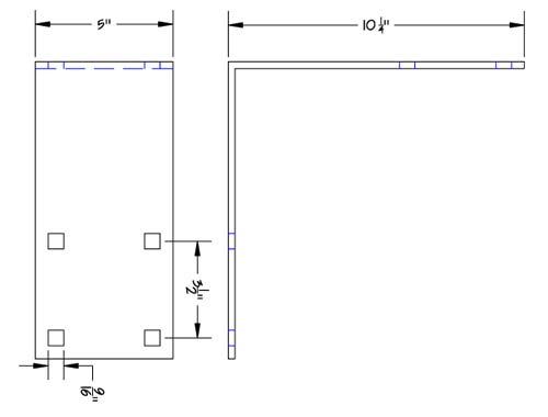 Outside Corner End Layout