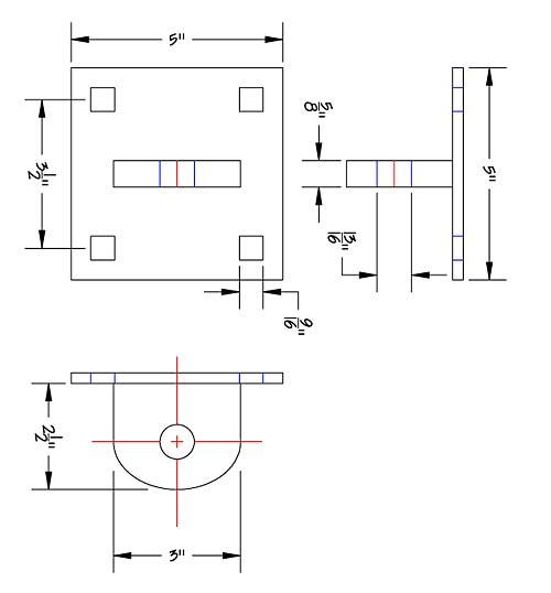 Single "T" Male Layout