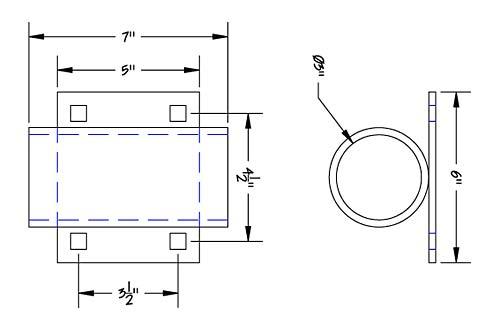 3" Pipe Holder Layout