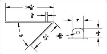 Outside Corner Male 45 Degree Angle